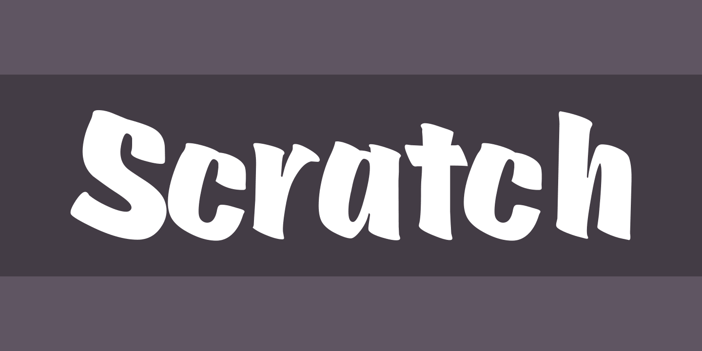 Przykładowa czcionka Scratch #1