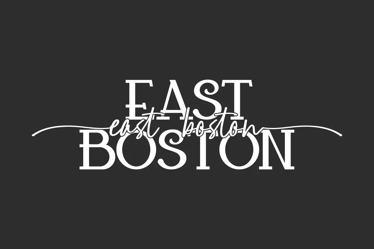 Przykładowa czcionka East Boston #1