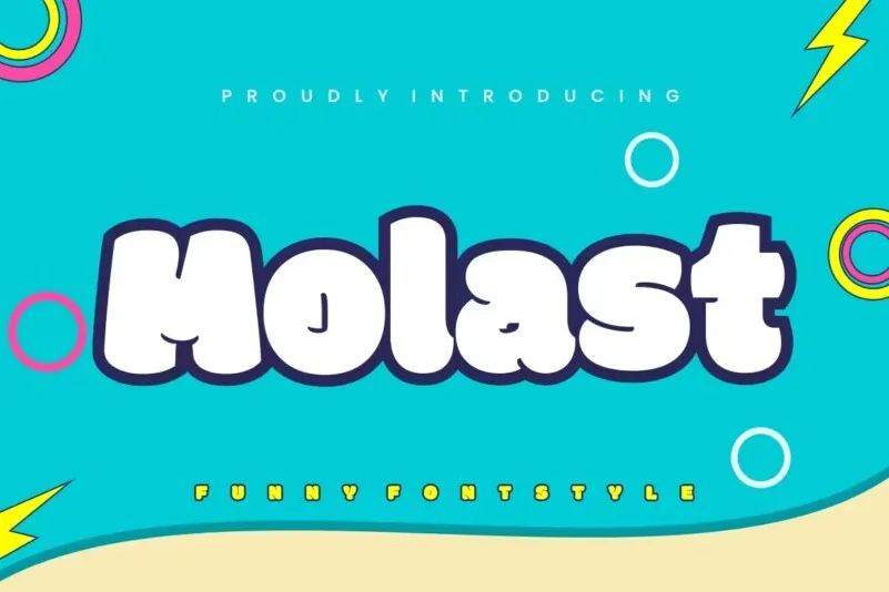 Przykładowa czcionka Molast #1