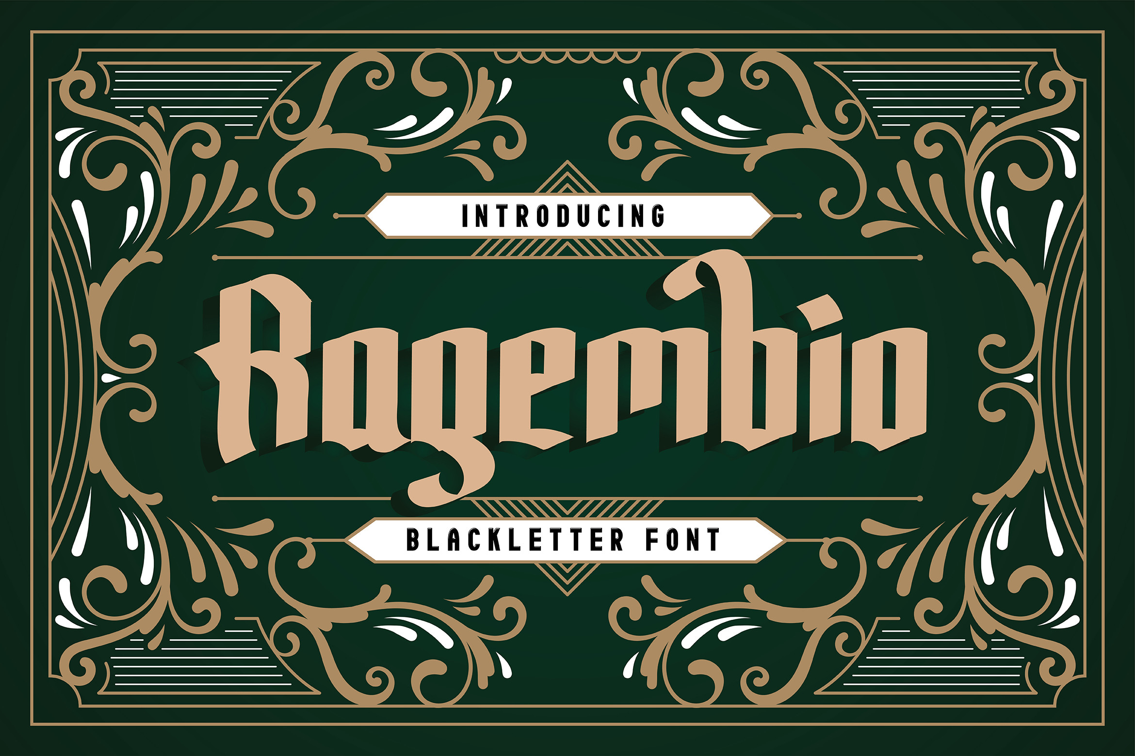 Przykładowa czcionka Ragembio #1