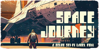 Przykładowa czcionka Space Journey #1