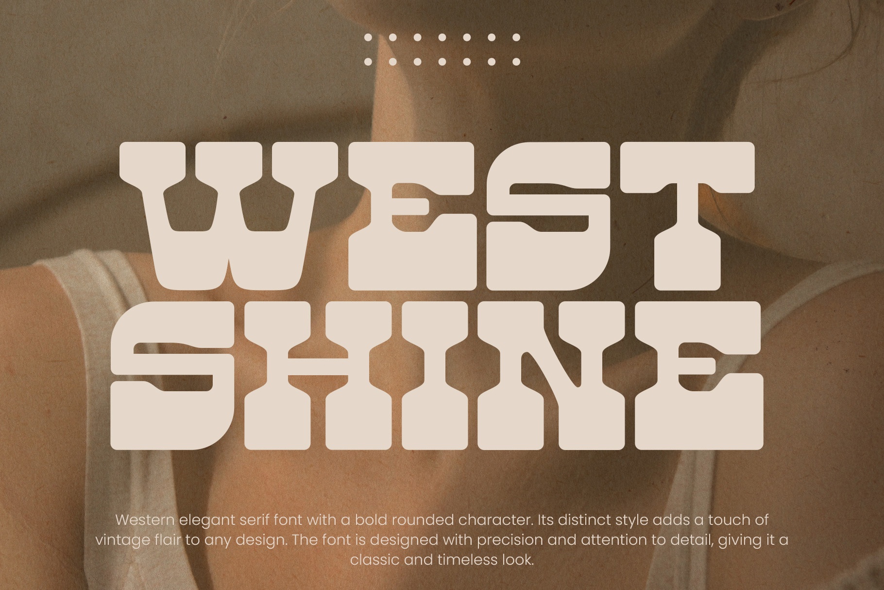 Przykładowa czcionka West Shine #1