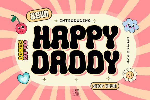 Przykładowa czcionka Happy Daddy #1