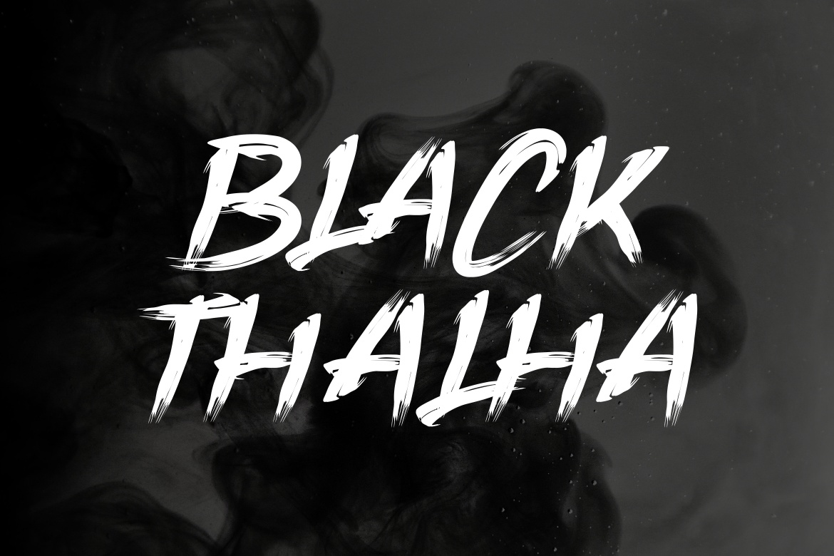 Przykładowa czcionka Black Thalha #1