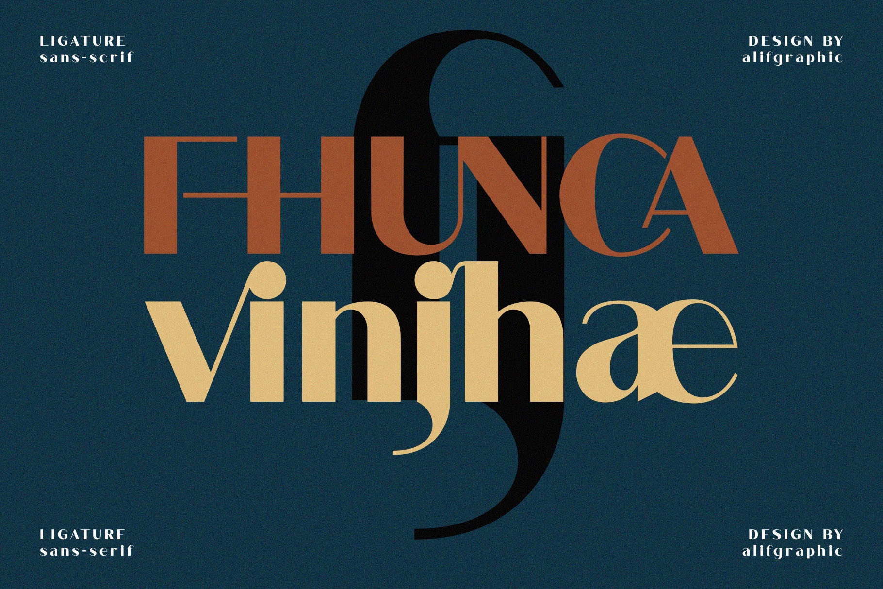 Przykładowa czcionka Fhunca Vinjhae #1