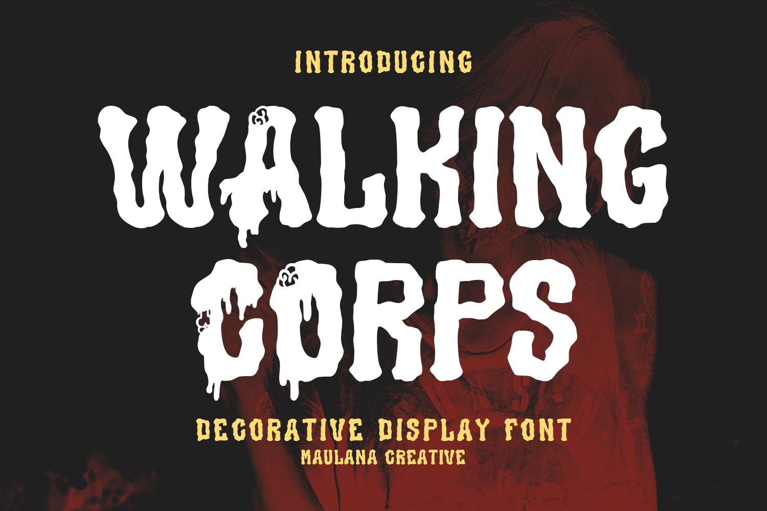 Przykładowa czcionka Walking Corps #1