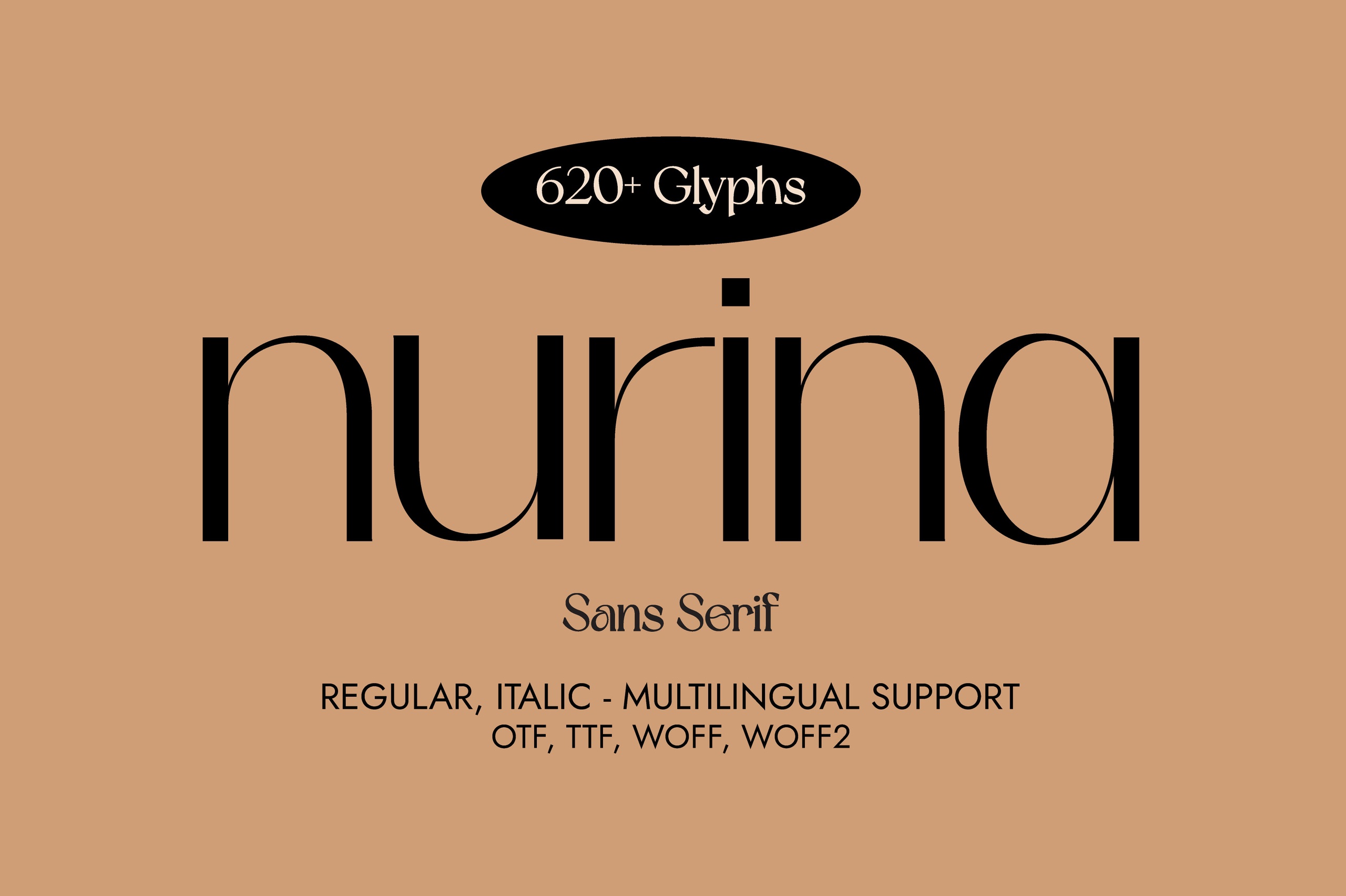 Przykładowa czcionka Nurina #1