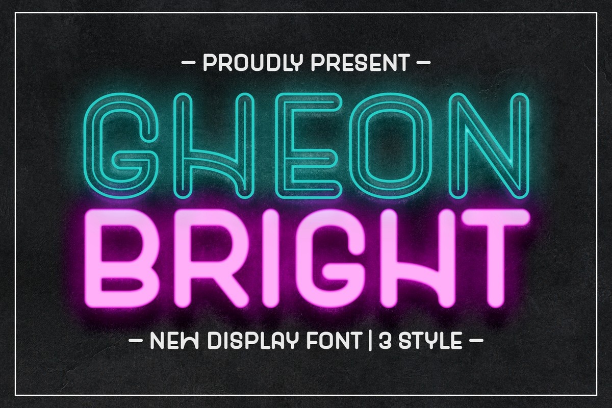 Czcionka Gheon Bright