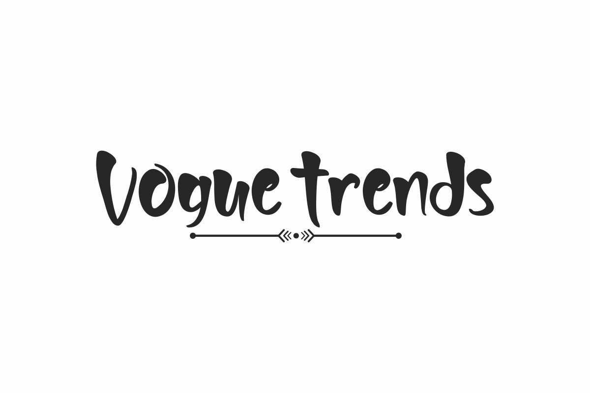 Przykładowa czcionka Vogue Trends #1
