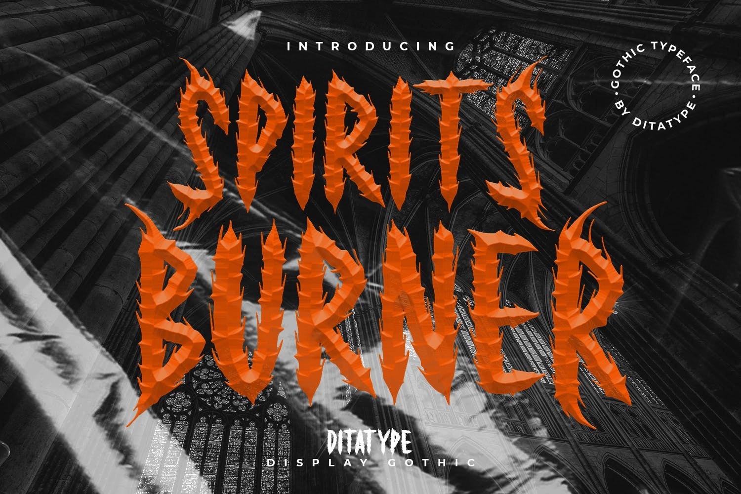 Przykładowa czcionka Spirit Burner #1