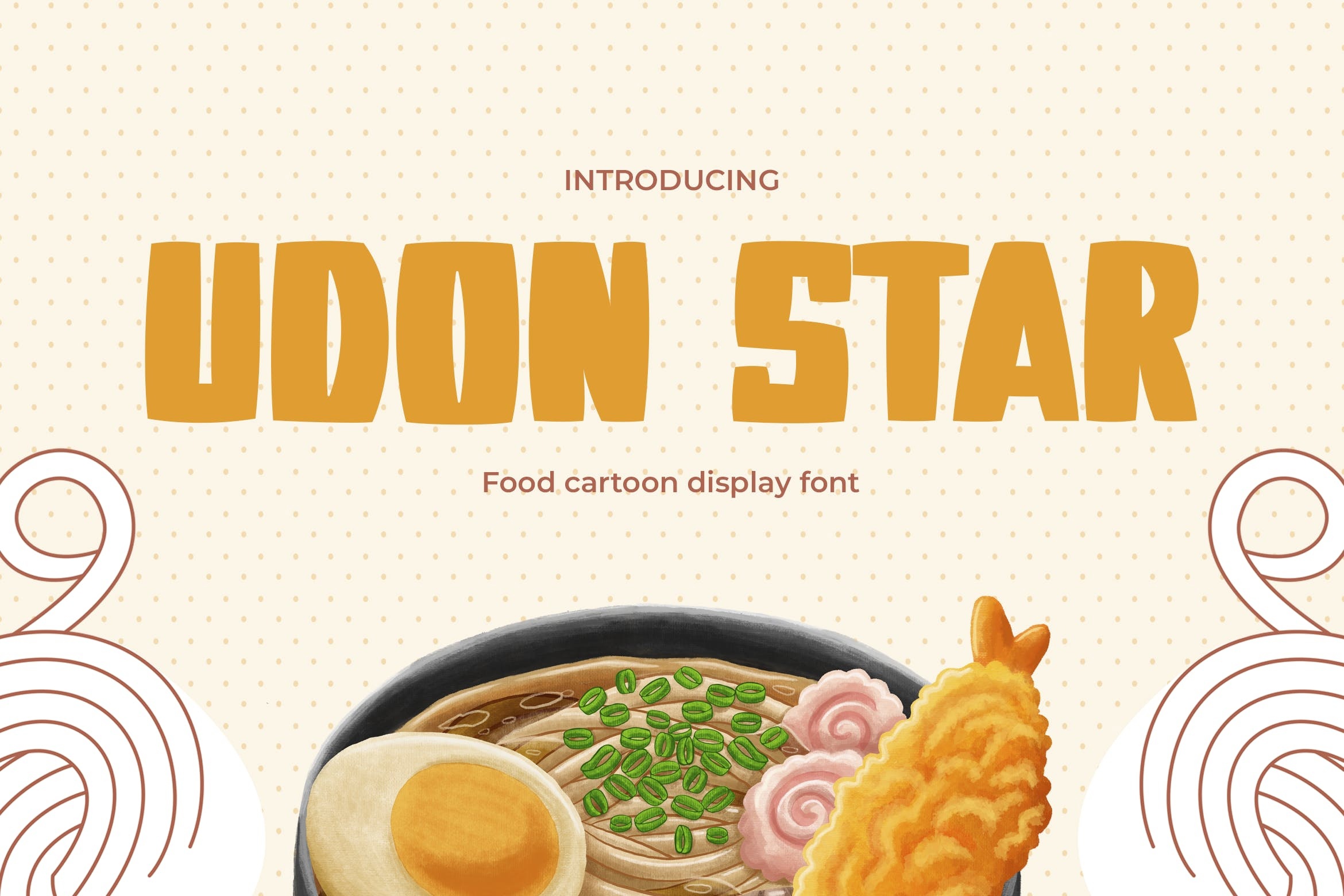 Przykładowa czcionka Udon Star #1