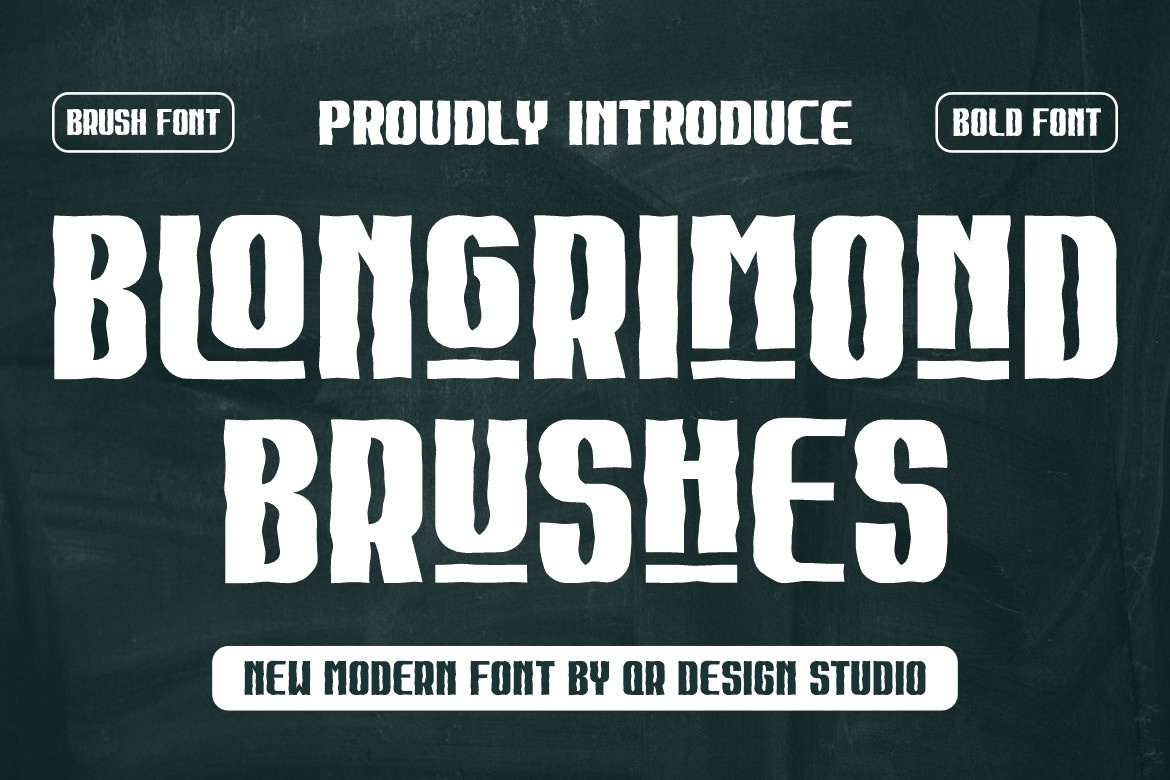 Czcionka Blongrimond Brushes