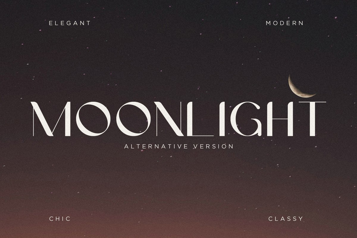 Czcionka Moonlight Alternative