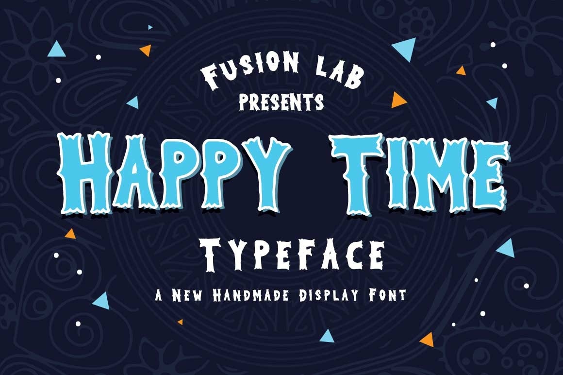 Przykładowa czcionka Happy Time Typeface #1