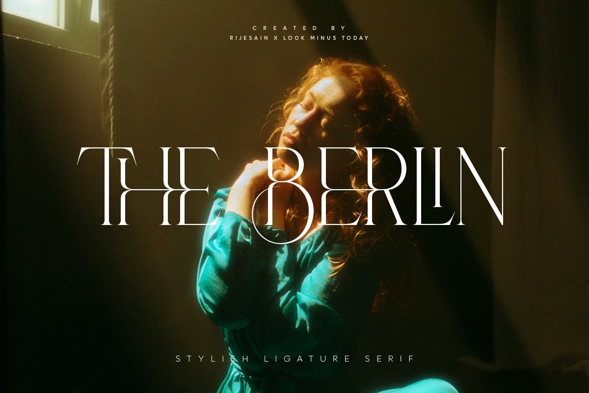 Przykładowa czcionka The Berlin #1