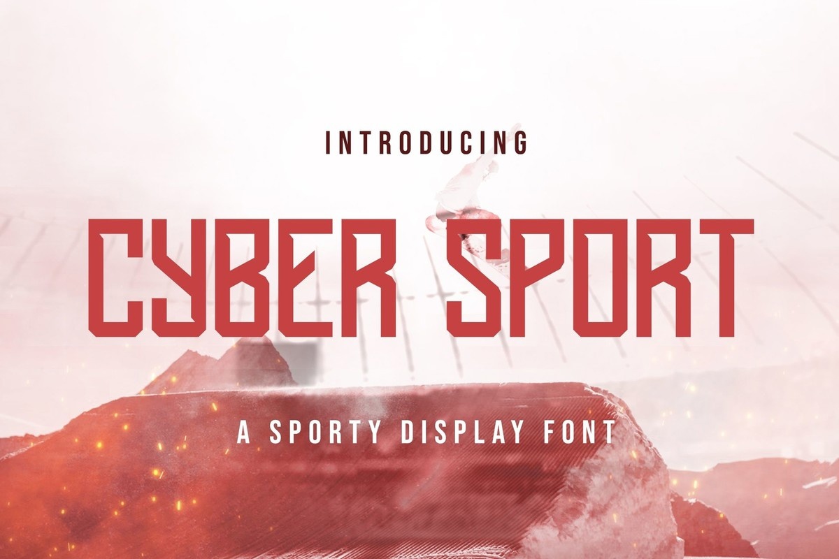 Przykładowa czcionka Cyber Sport #1