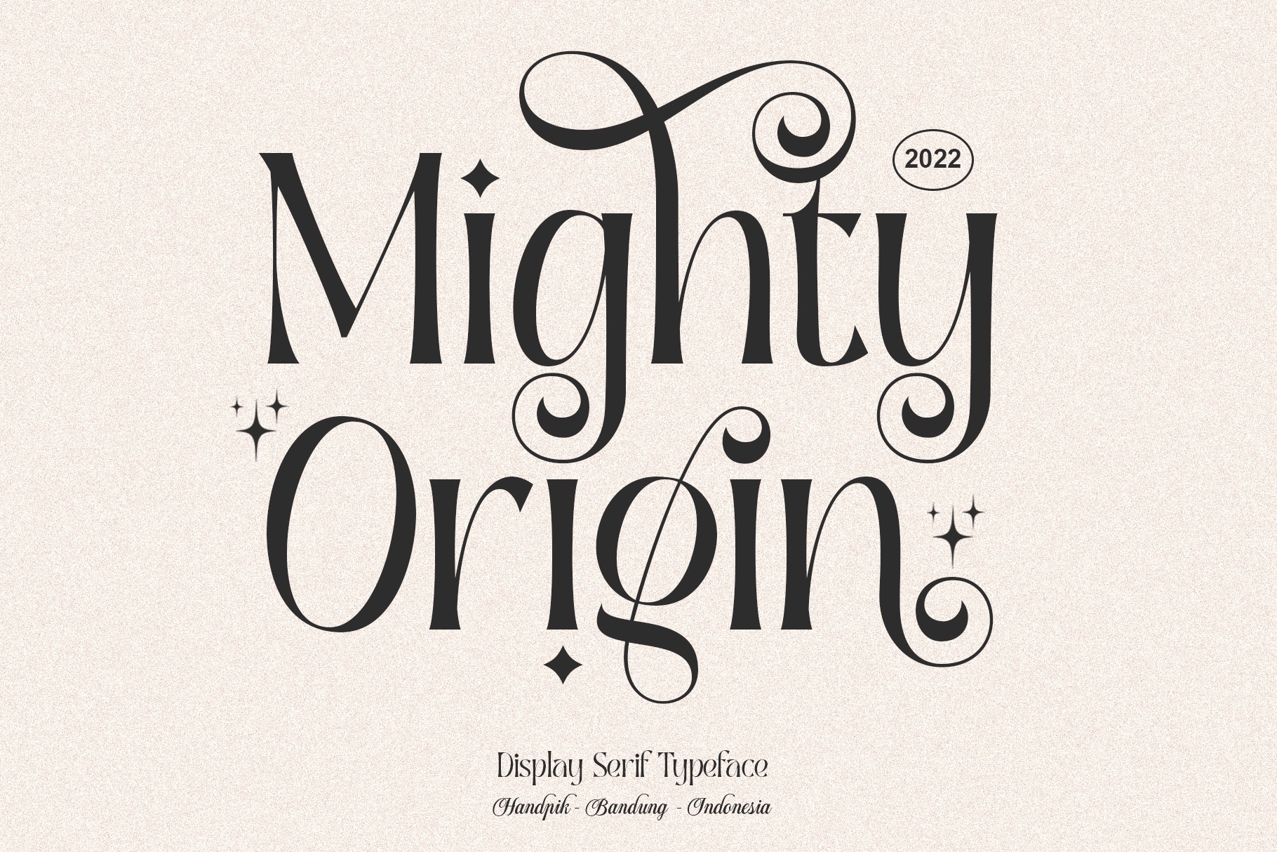 Przykładowa czcionka Mighty Origin #1