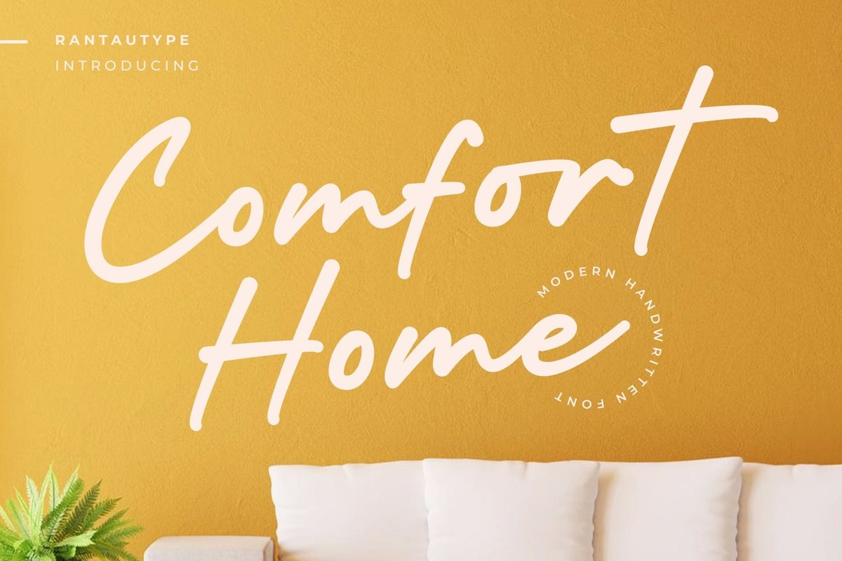 Przykładowa czcionka Comfort Home #1