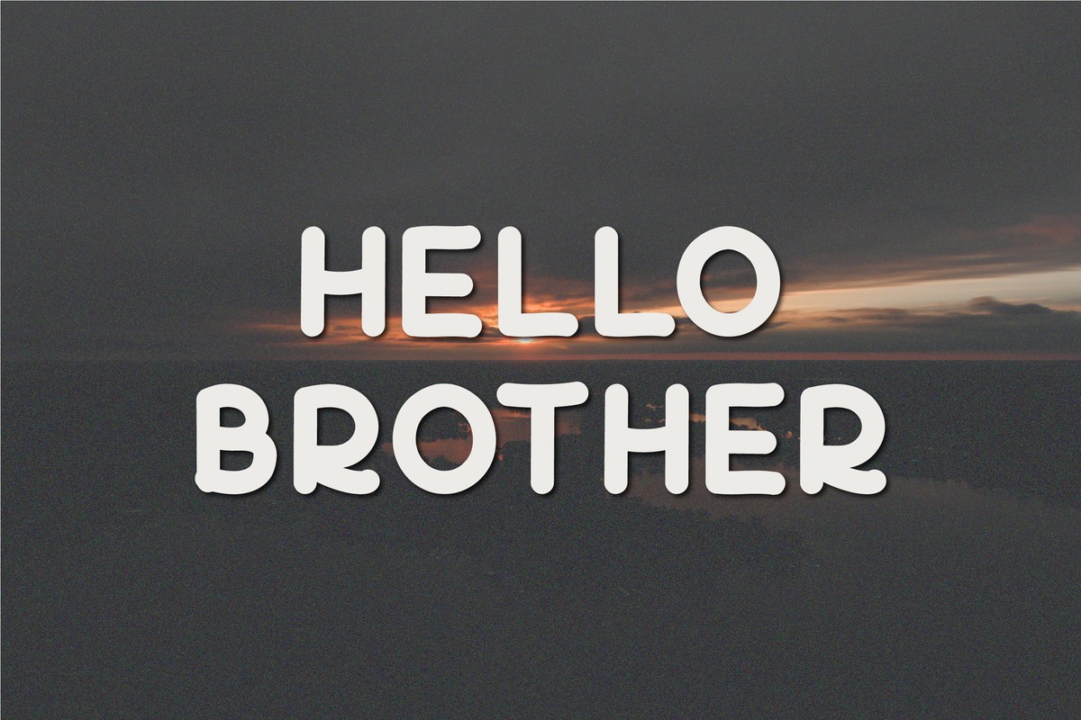 Przykładowa czcionka Hello Brother #1