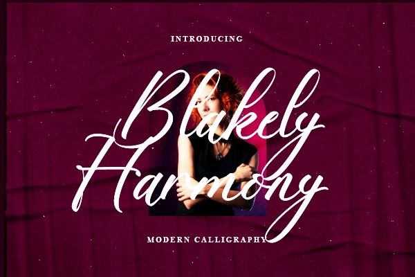 Czcionka Blakely Harmony