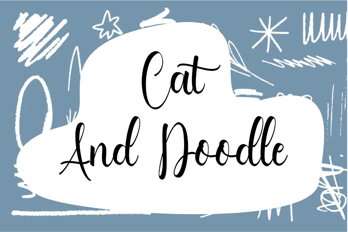 Przykładowa czcionka Cat and Doodle #1