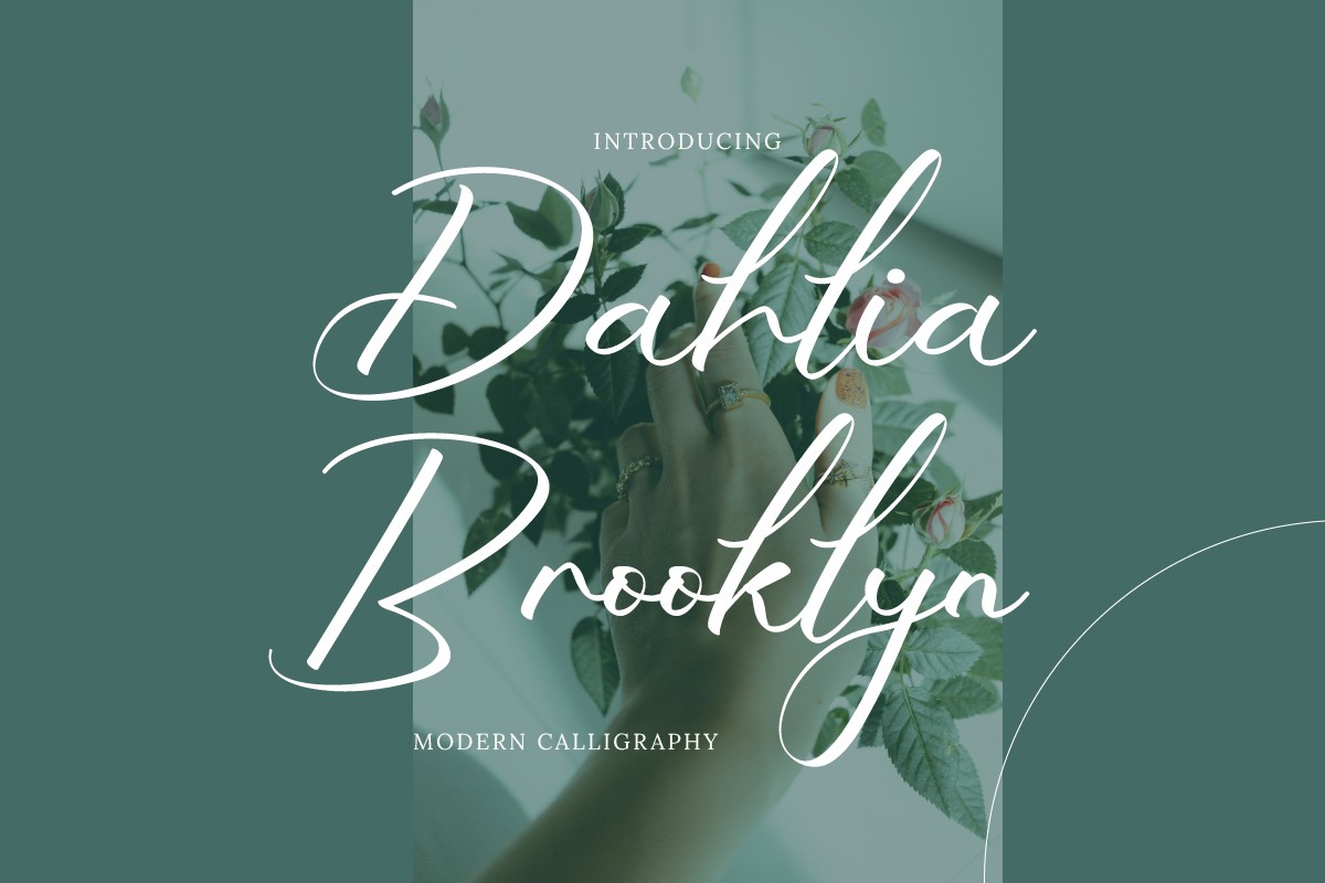 Czcionka Dahlia Brooklyn