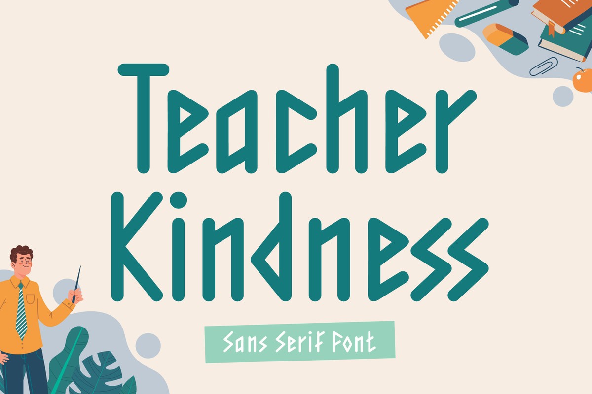 Czcionka Teacher Kindness