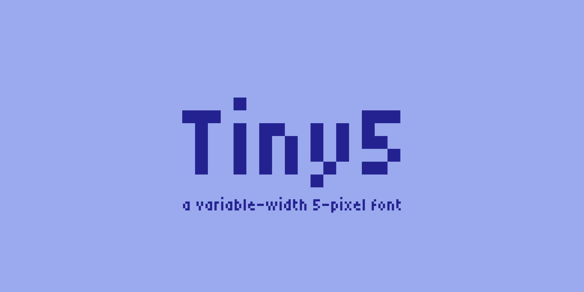 Przykładowa czcionka Tiny5 #1
