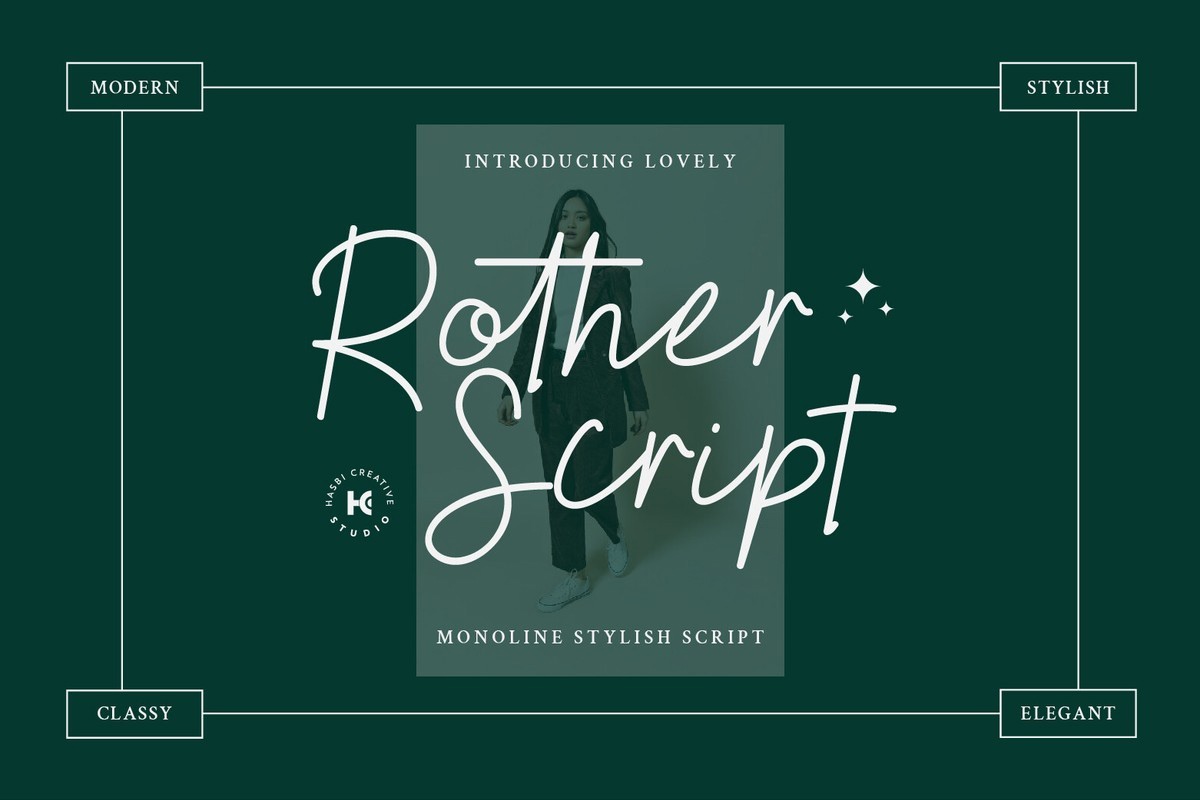 Czcionka Rother Script