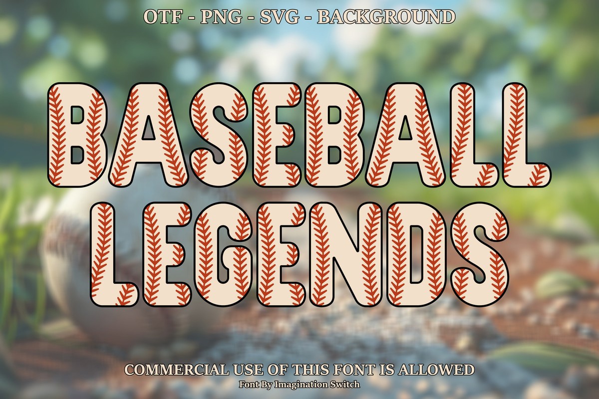 Czcionka Baseball Legends