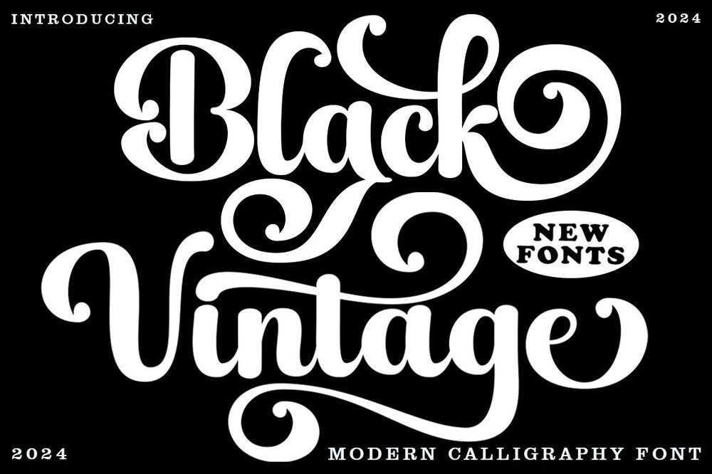 Czcionka Black Vintage