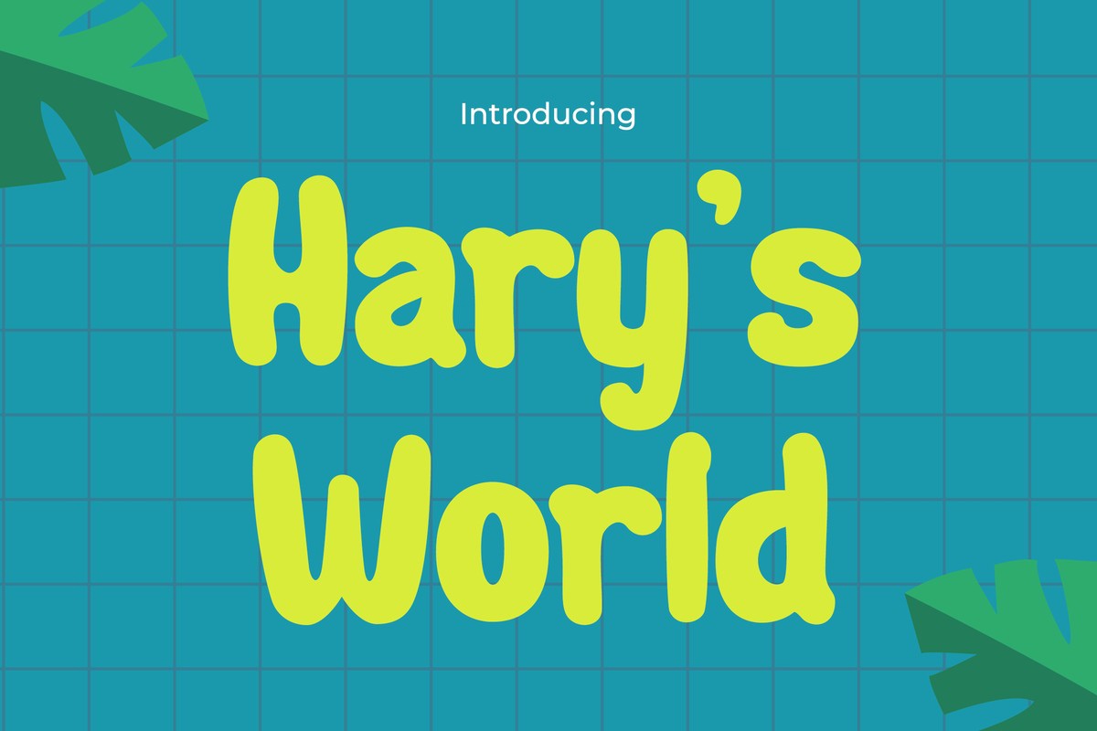 Czcionka Harys World