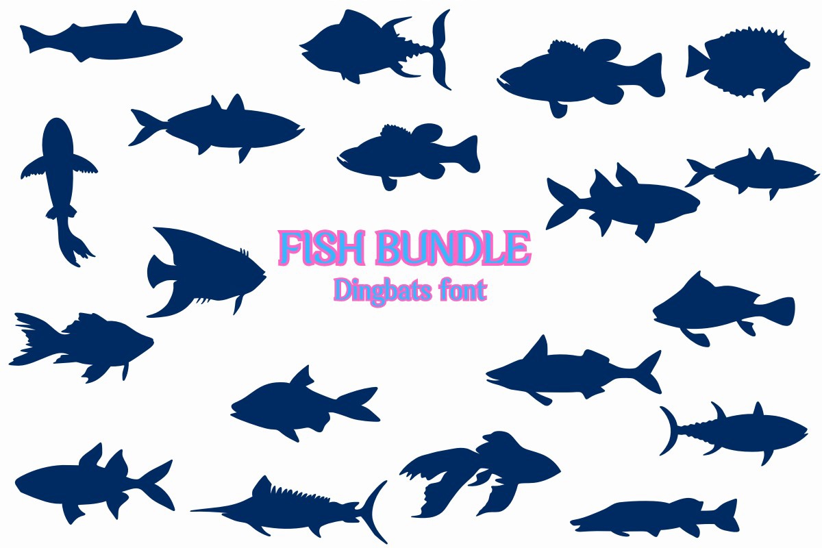 Czcionka Fish Bundle